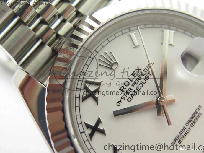0506 New DateJust 41 126334 ARF 1:1 Best Edition 904L Steel White Roman Dial on Jubilee Bracelet A Bold 2551